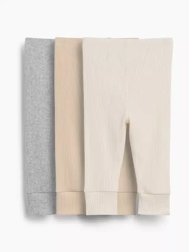 Pantalones «Tinyrib» de la colección «Baby First Favorites» (paquete de 3)