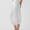 Pantalones tipo falda de gasa de algodón