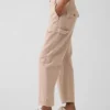 Pantalones utilitarios de talle medio hasta el tobillo