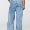 Pantalones vaqueros plisados de talle alto ultrasuaves 365