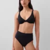 Partes de abajo de bikini de talle alto