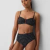 Partes de abajo de bikini de talle alto