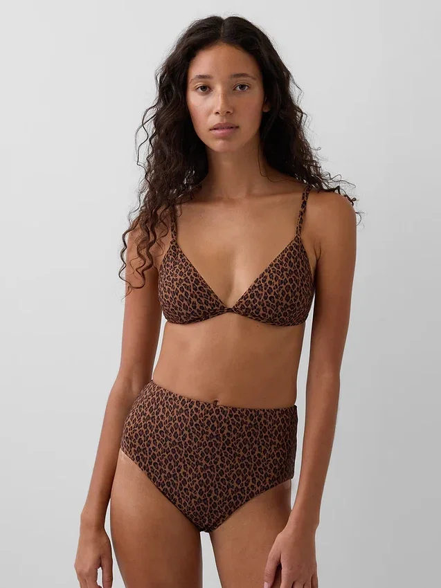 Partes de abajo de bikini de talle alto