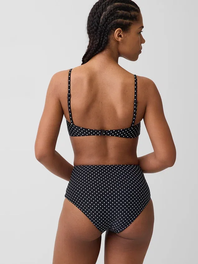 Partes de abajo de bikini de talle alto