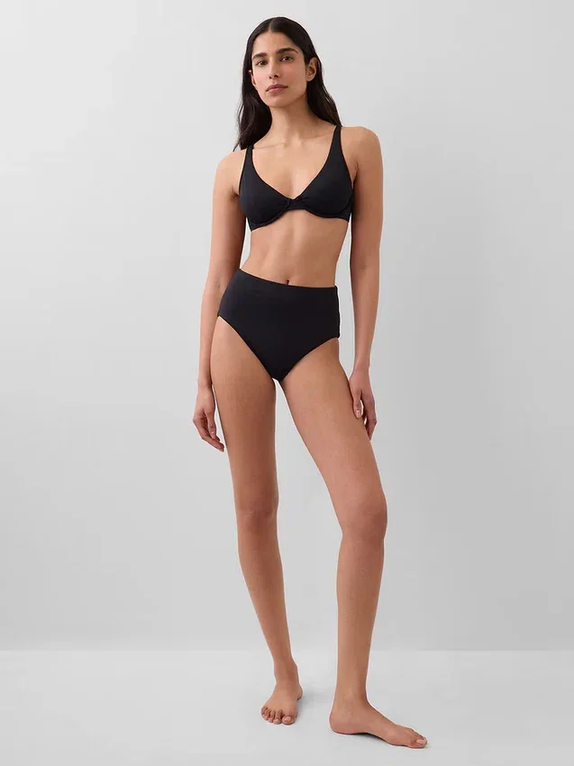 Partes de abajo de bikini de talle alto