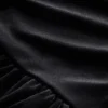 Partes de arriba de terciopelo con peplum para niños