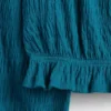Partes de arriba infantiles con peplum arrugado