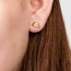Pendientes de rosca con diseño de perro