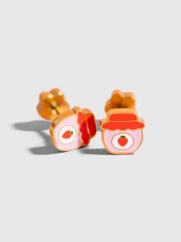 Pendientes de rosca «Pierced Co Strawberry Jam»