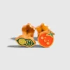 Pendientes de rosca «Vaina de guisante» / «Tomate» de Pierced Co