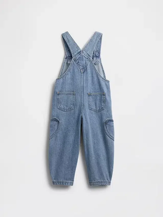 Peto con bolsillo en forma de corazón y diseño de herradura para bebés y niños
