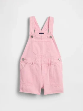 Peto corto de denim ultrasuave para bebés y niños
