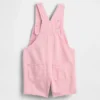 Peto corto de denim ultrasuave para bebés y niños