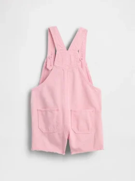 Peto corto de denim ultrasuave para bebés y niños