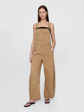 Peto de denim ultrasuave con diseño en forma de herradura