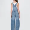 Peto de denim ultrasuave con diseño en forma de herradura