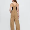 Peto de denim ultrasuave con diseño en forma de herradura