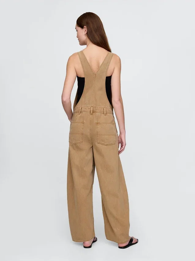 Peto de denim ultrasuave con diseño en forma de herradura