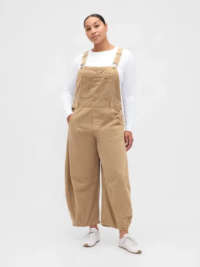 Peto de denim ultrasuave con diseño en forma de herradura