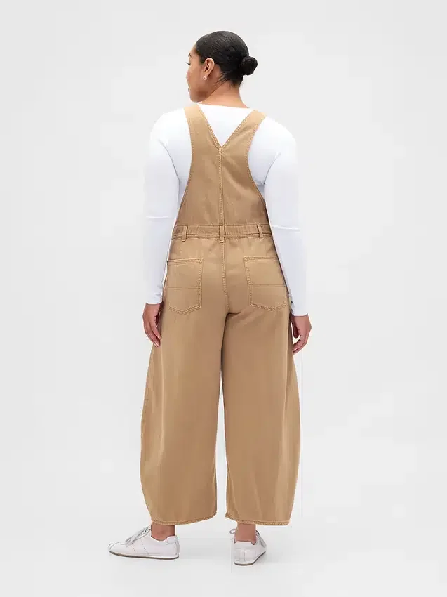Peto de denim ultrasuave con diseño en forma de herradura