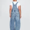 Peto de denim ultrasuave con diseño en forma de herradura