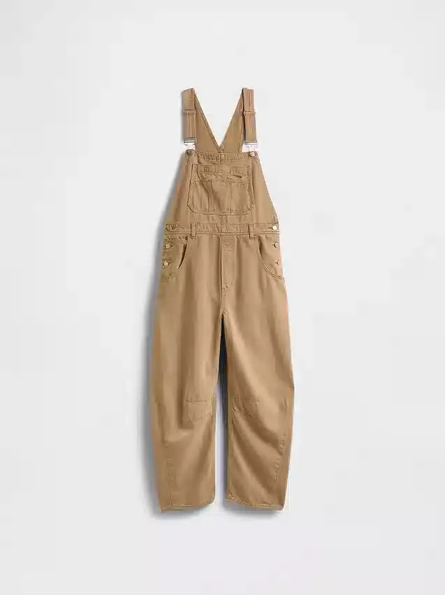 Peto de denim ultrasuave con diseño en forma de herradura