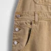 Peto de denim ultrasuave con diseño en forma de herradura