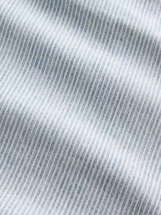 Peto holgado de denim a rayas para niños