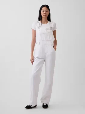 Peto holgado de denim ultrasuave estilo años 90