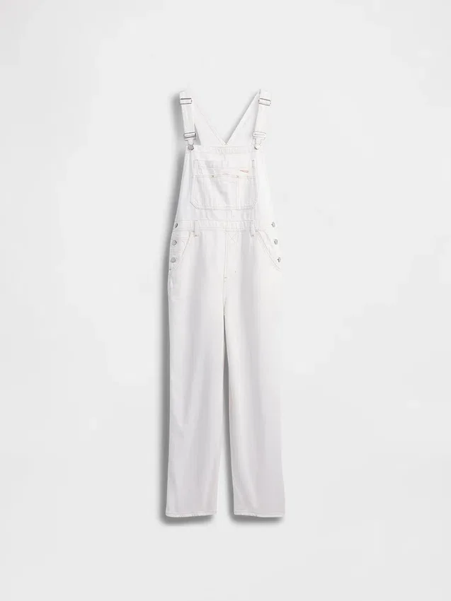 Peto holgado de denim ultrasuave estilo años 90