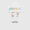 Pierced Co: Colgante de margarita para pendientes tipo huggie
