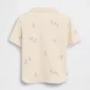 Polo de gasa de algodón estampado para bebés y niños pequeños