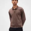 Polo de jersey grueso