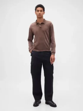 Polo de jersey grueso
