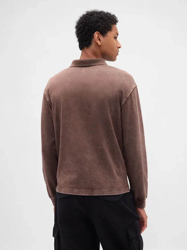 Polo de jersey grueso