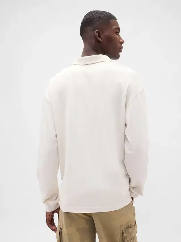 Polo de jersey grueso