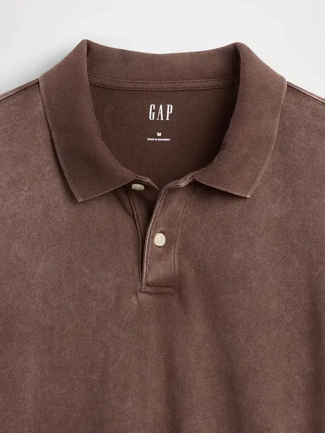 Polo de jersey grueso