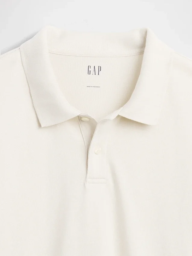 Polo de jersey grueso