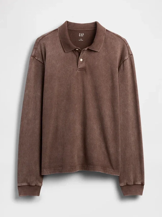 Polo de jersey grueso