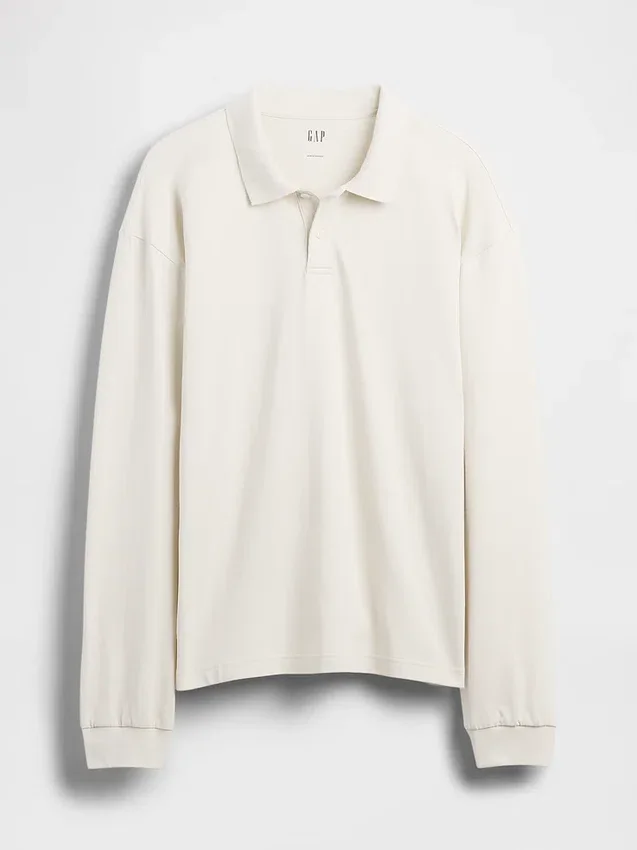 Polo de jersey grueso