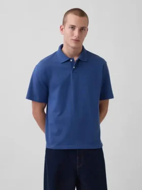 Polo de piqué holgado