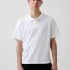 Polo de piqué holgado