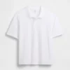 Polo de piqué holgado