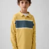 Polo infantil de peso grueso y corte holgado