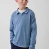 Polo infantil de peso grueso y corte holgado