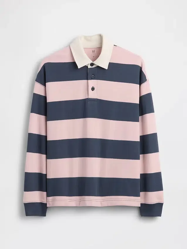 Polo infantil de peso grueso y corte holgado