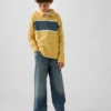 Polo infantil de peso grueso y corte holgado