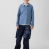 Polo infantil de peso grueso y corte holgado