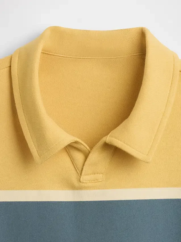 Polo infantil de peso grueso y corte holgado