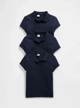 Polos de uniforme para niños (pack de 3)